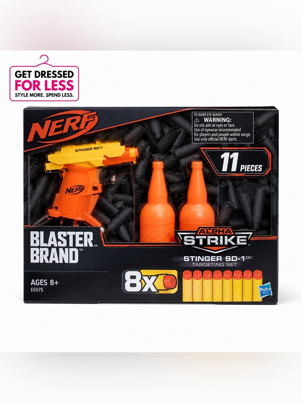 Nerf Alpha Strike Stinger SD-1 Targeting Set Blaster 11 Piece NIB